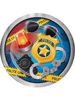 Plate 9” 8CT POLICE PARTY