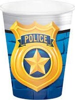 9oz. CUP 8CT POLICE PARTY