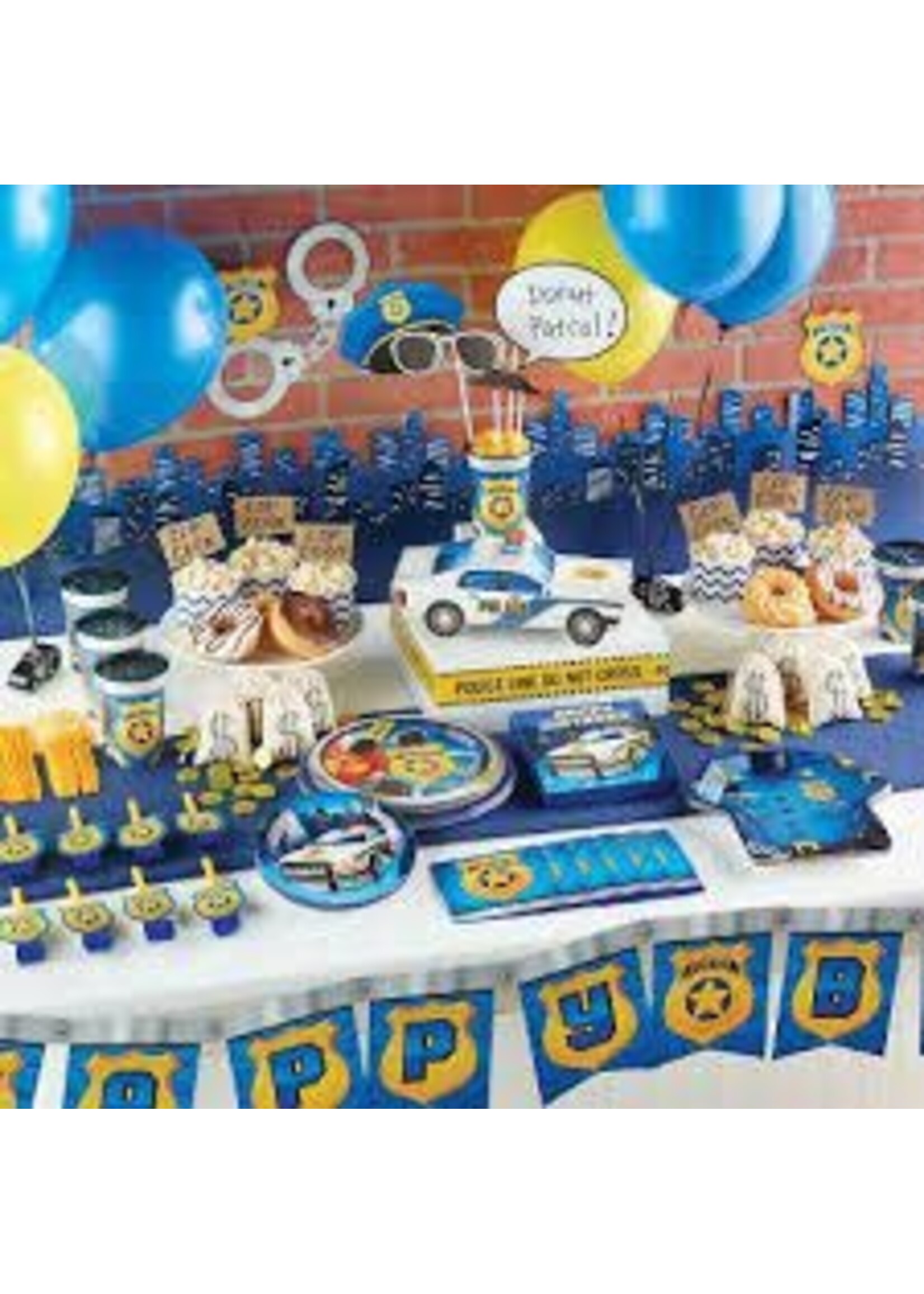 LUNCH NAPKIN 16CT POLICE PARTY
