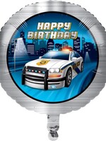 POLICE PARTY 18”  Foil Balloon