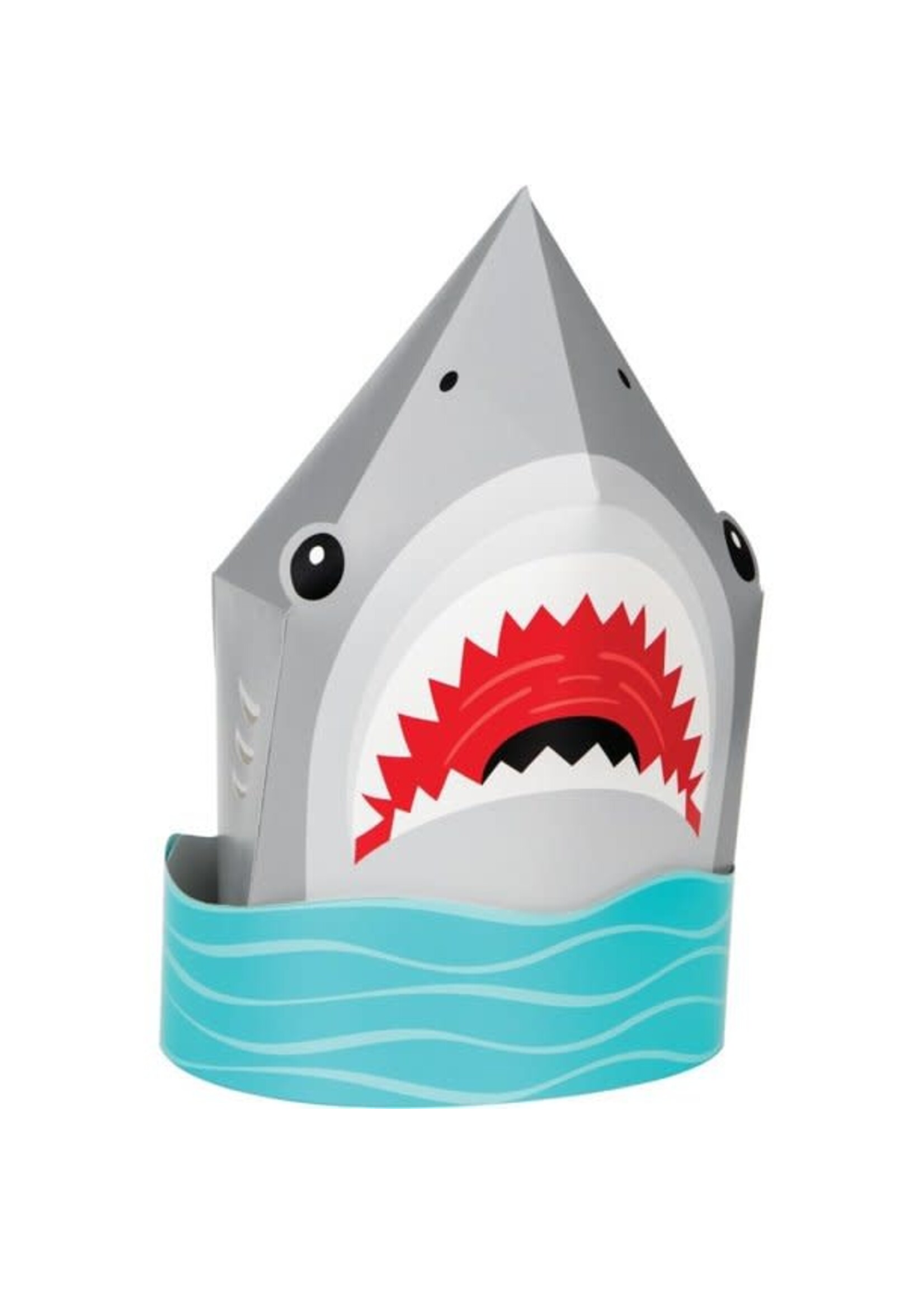 CENTER PIECE  3D 1CT SHARK PARTY