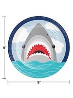 Plate 8CT SHARK PARTY