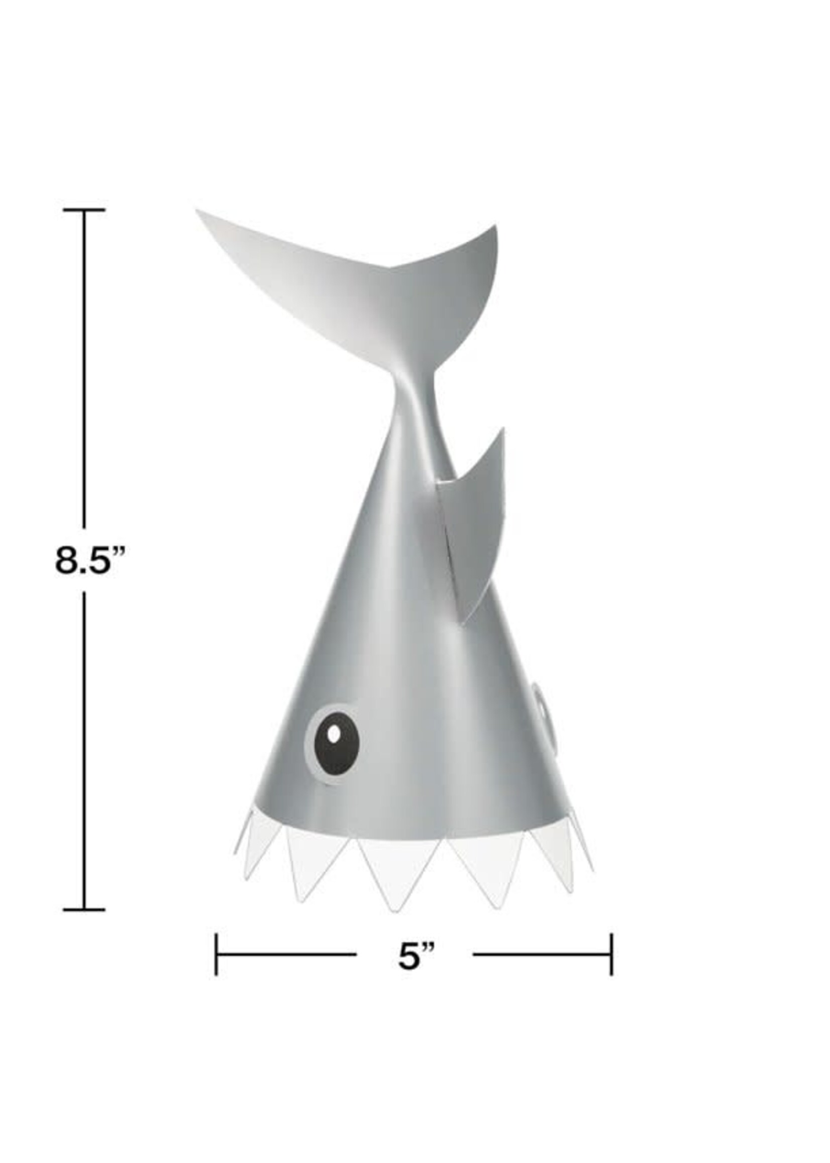 HAT CHILD 8CT SHARK PARTY