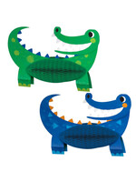 CENTER PIECE  3D 2/CT ALLIGATOR PARTY