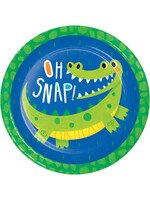 PLATE 9" 8/CT ALLIGATOR PARTY