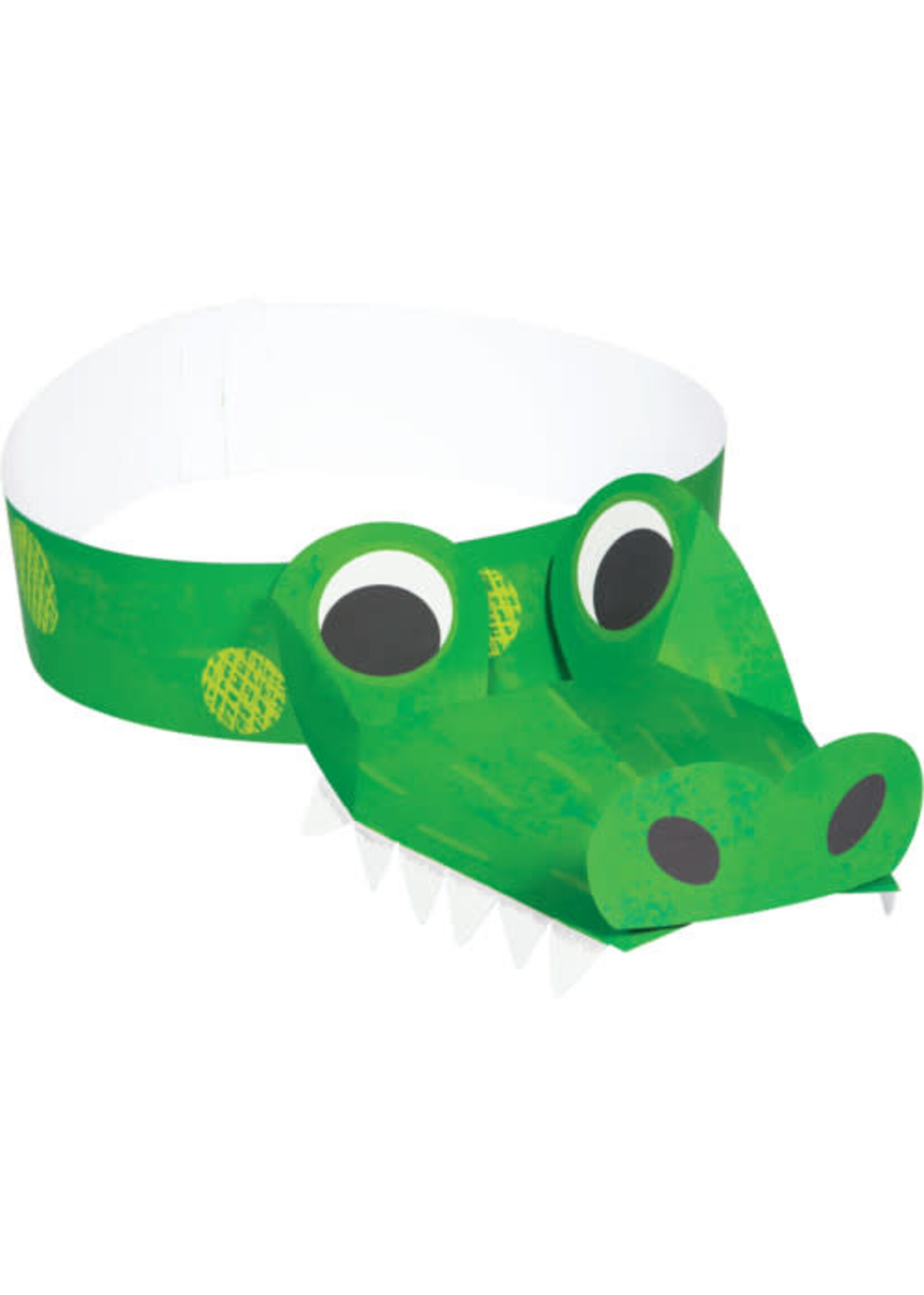 HEADBAND 8/CT CHILD ALLIGATOR PARTY