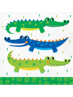 LUNCH NAPKIN 16/CT  ALLIGATOR PARTY