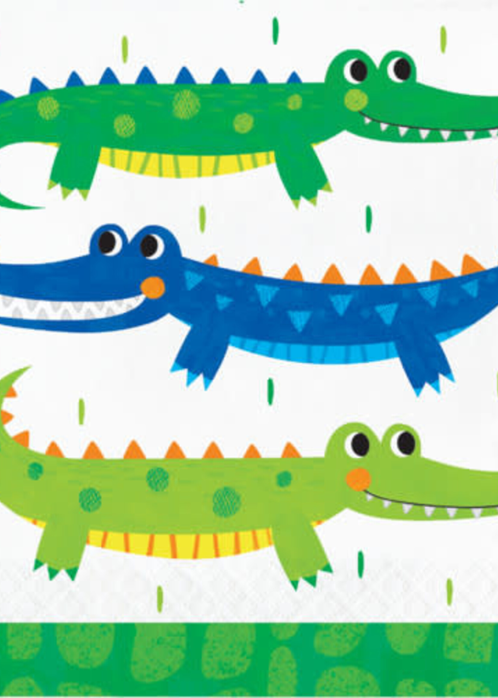 LUNCH NAPKIN 16/CT ALLIGATOR PARTY