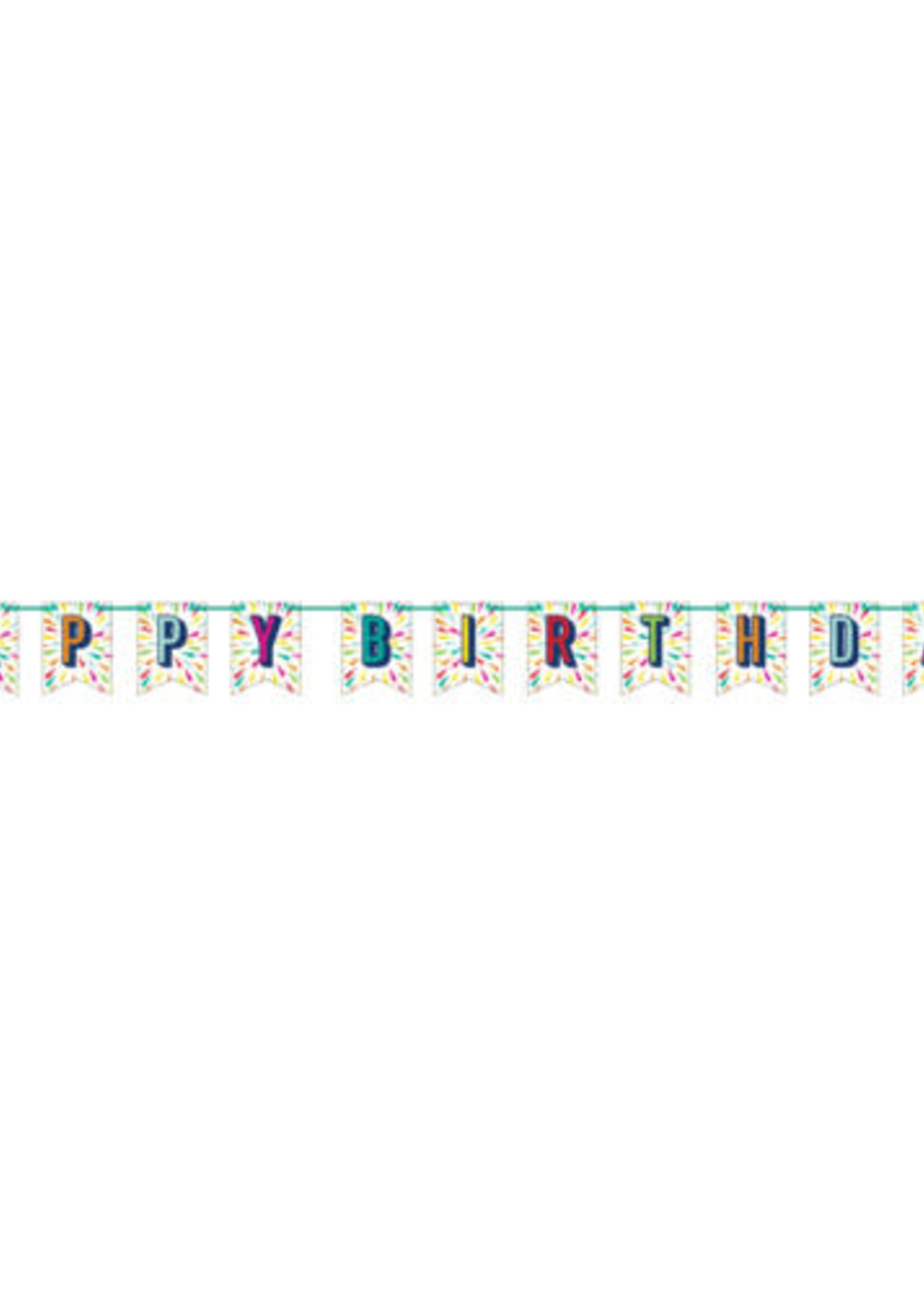 BANNER 1CT BIRTHDAY BURST