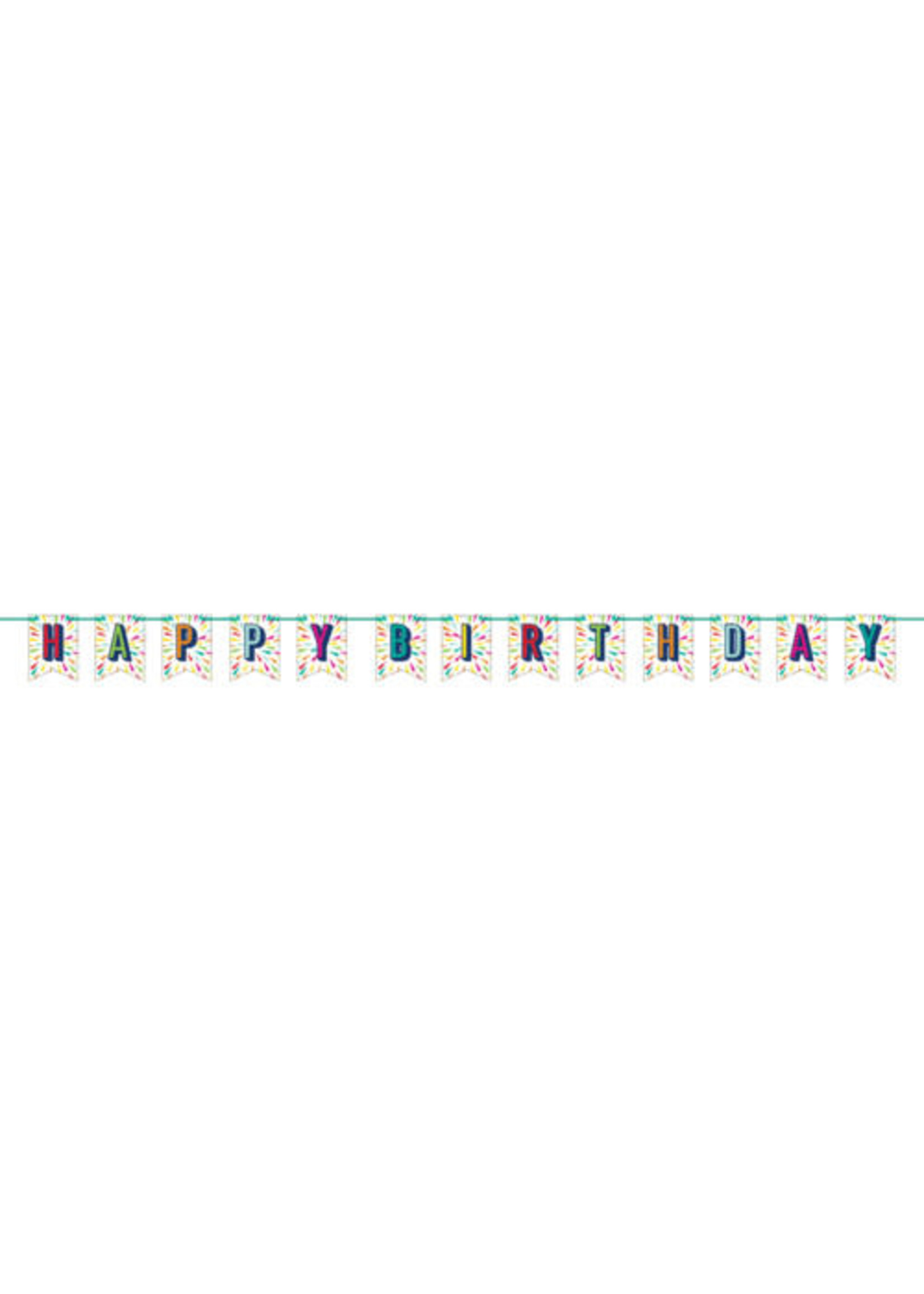 BANNER 1CT BIRTHDAY BURST