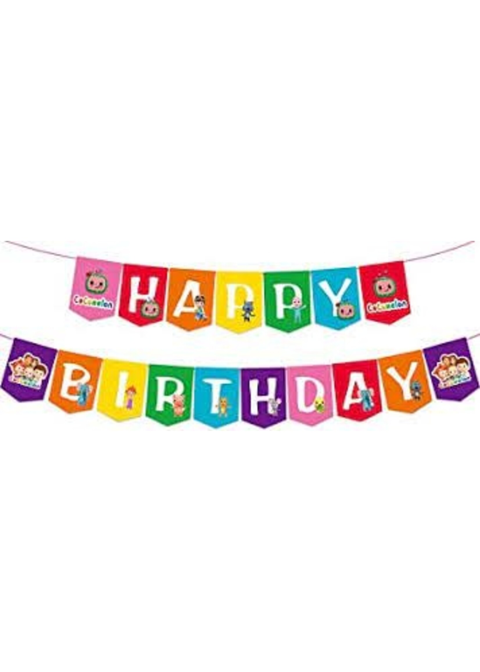 Cocomelon happy Birthday Banner