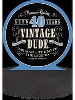 CENTERPIECE 1CT '40 VINTAGE DUDE