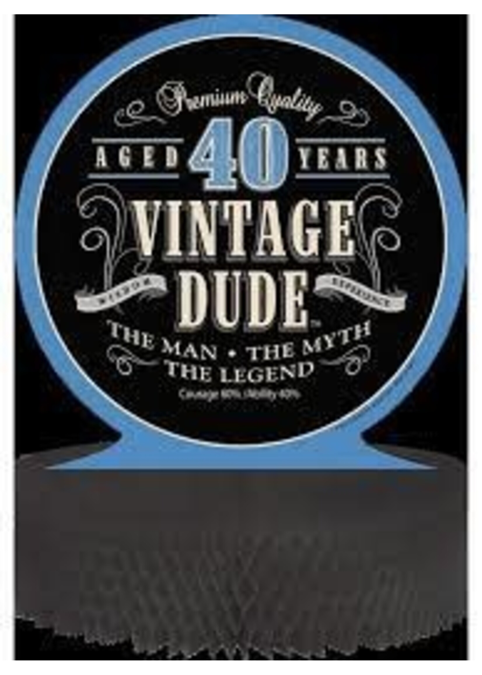 CENTERPIECE 1CT '40 VINTAGE DUDE