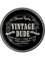 PLATE 8CT VINTAGE DUDE