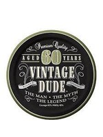 PLATE 8CT VINTAGE DUDE 60