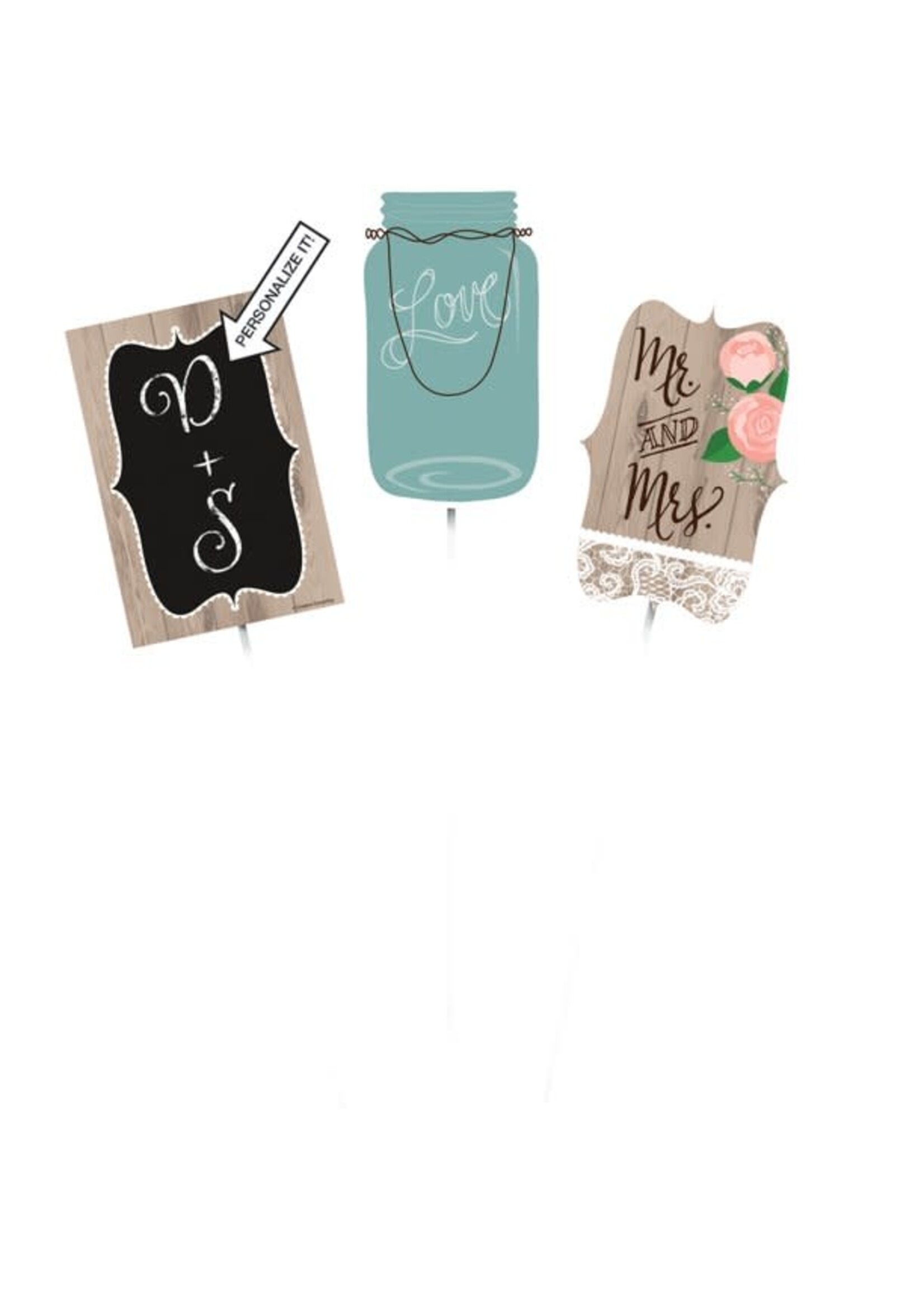 CP STICKS 3CT RUSTIC WEDDING