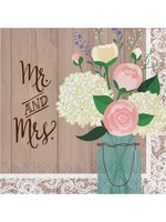 NAPKIN 16CT MRS MRS RUSTIC WEDDING