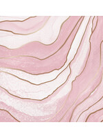 NAPKINS 16CT  FOIL GEODE ROSE ALL DAY