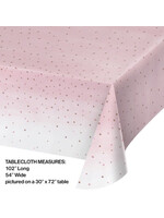 TABLECLOTH 1CT 54X102 ROSE ALL DAY