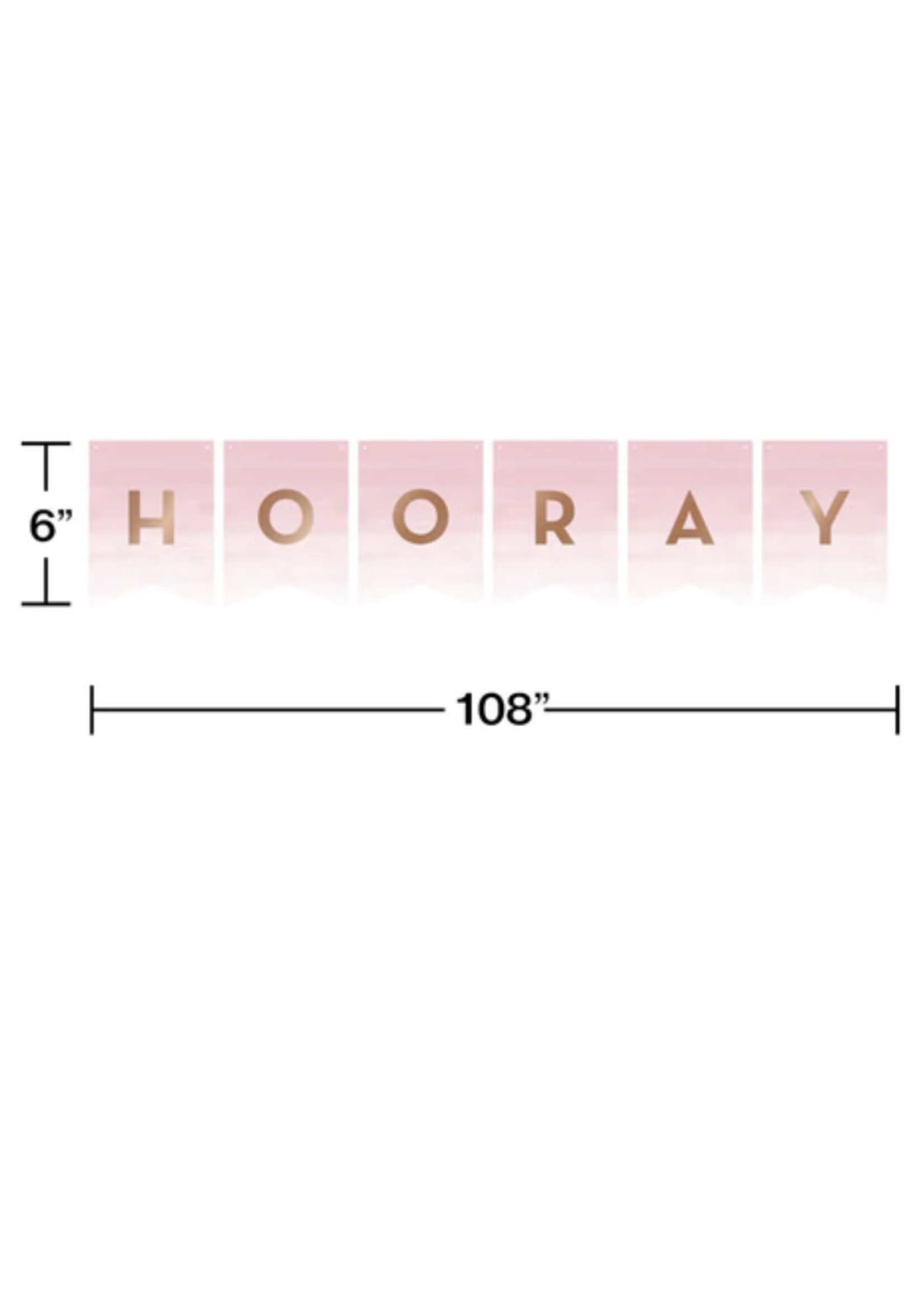 BANNER 1CT DIY ROSE ALL DAY
