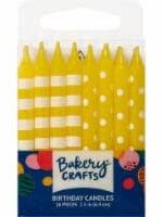 Yellow Stripes & Dots Specialty Candles