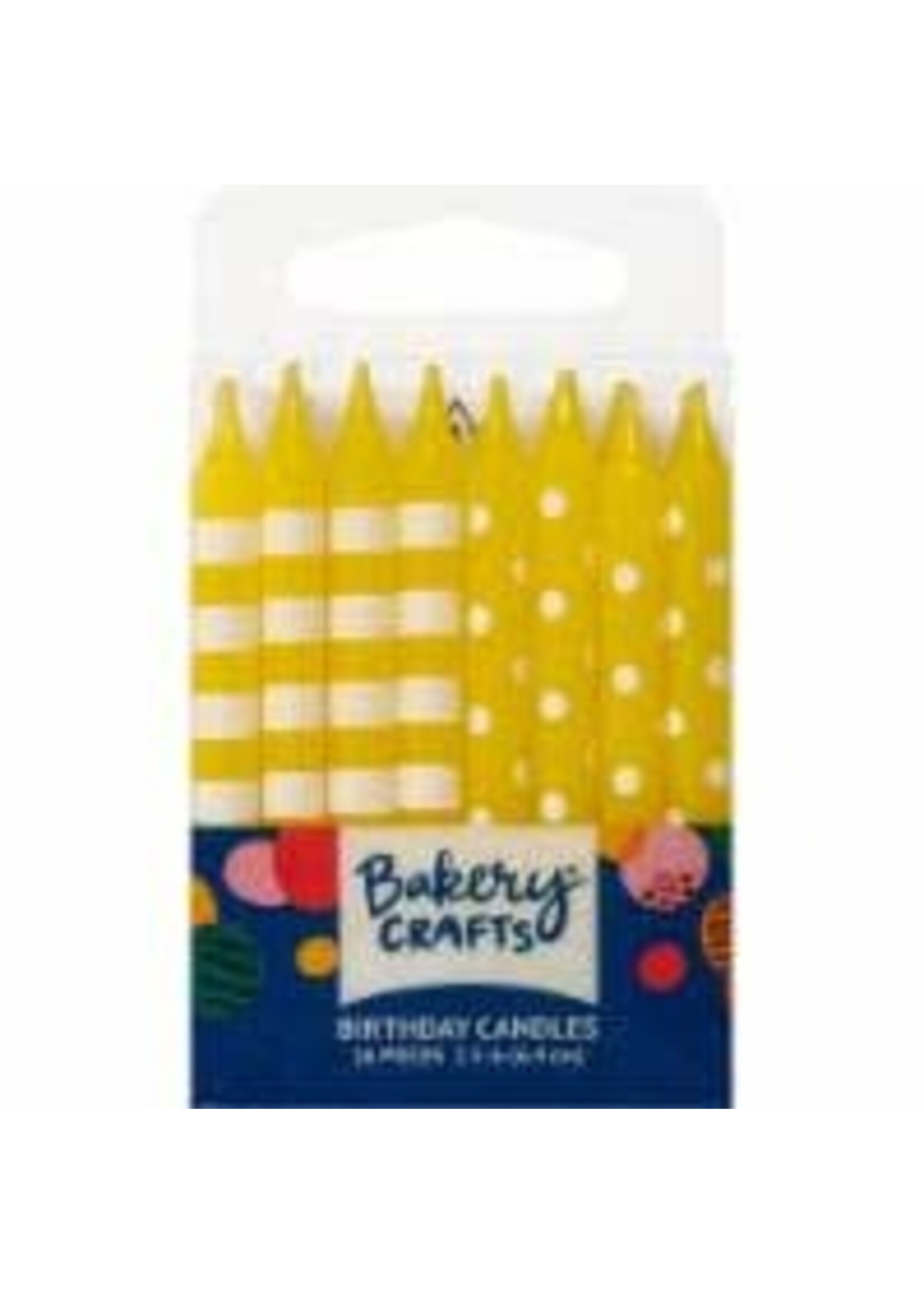 Yellow Stripes & Dots Specialty Candles