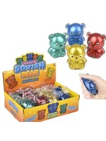 2.25" SQUISH STICKY GLITTER BEAR