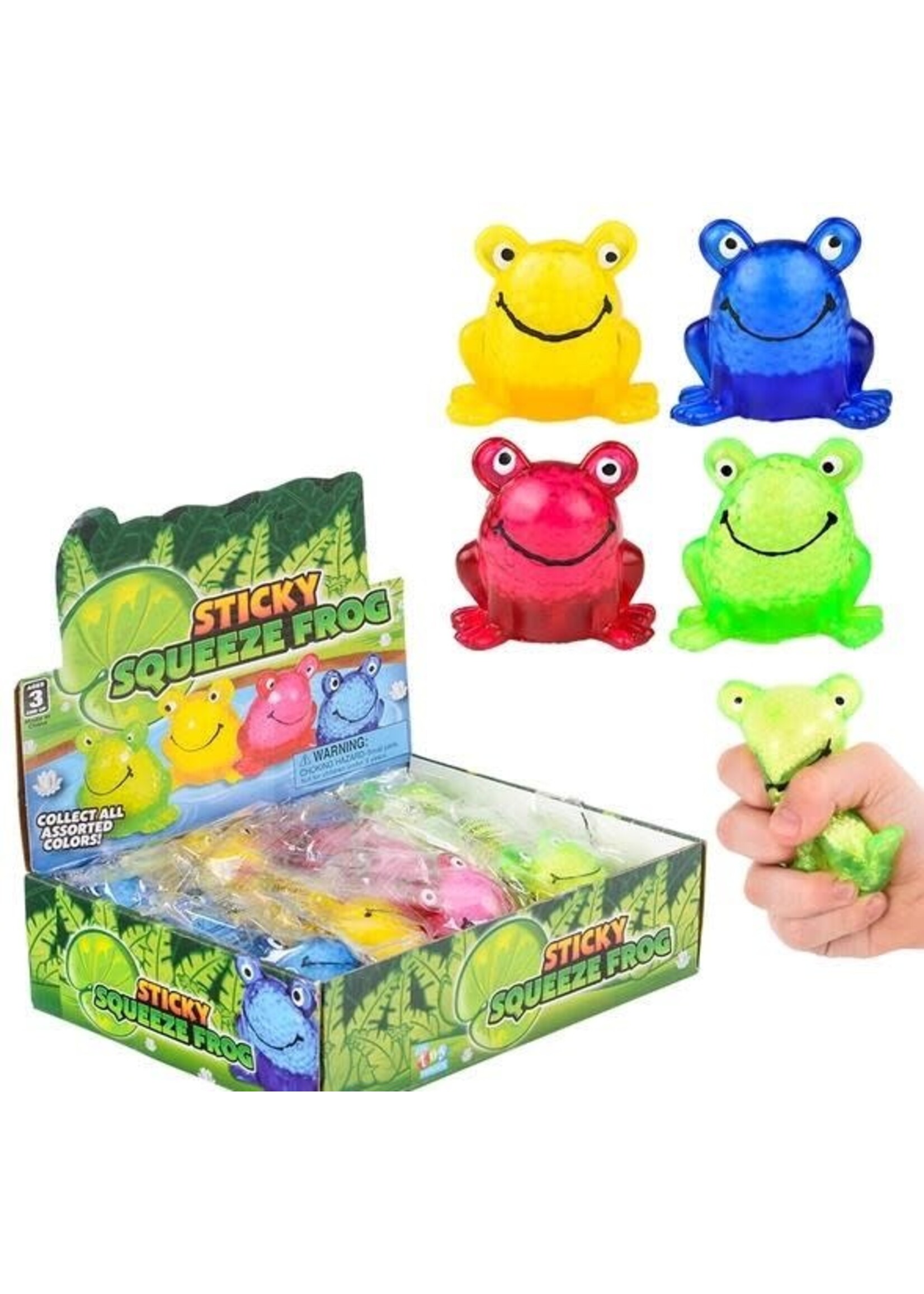 2.5" SQUEEZE STICKY FROG