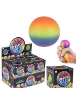 2.5" SQUISH AND STRETCH RAINBOW BALL