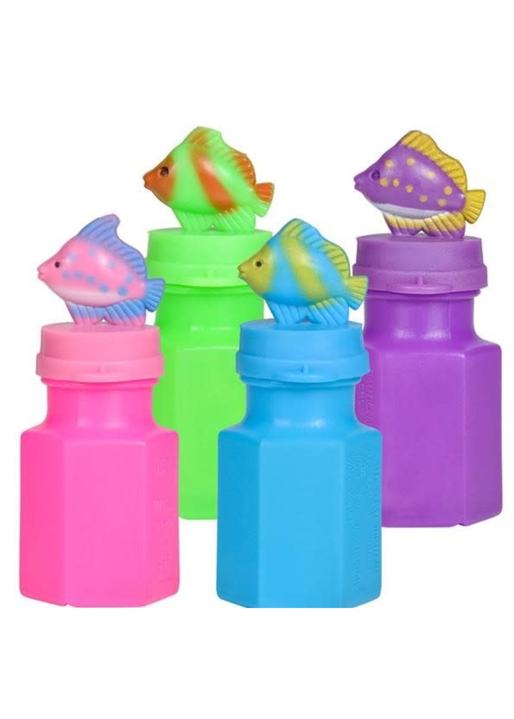 MINI TROPICAL FISH BUBBLE BOTTLE 0.6OZ 3"