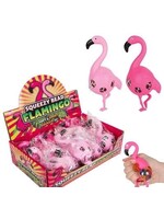 6" SQUEEZY BEAD FLAMINGO BALL