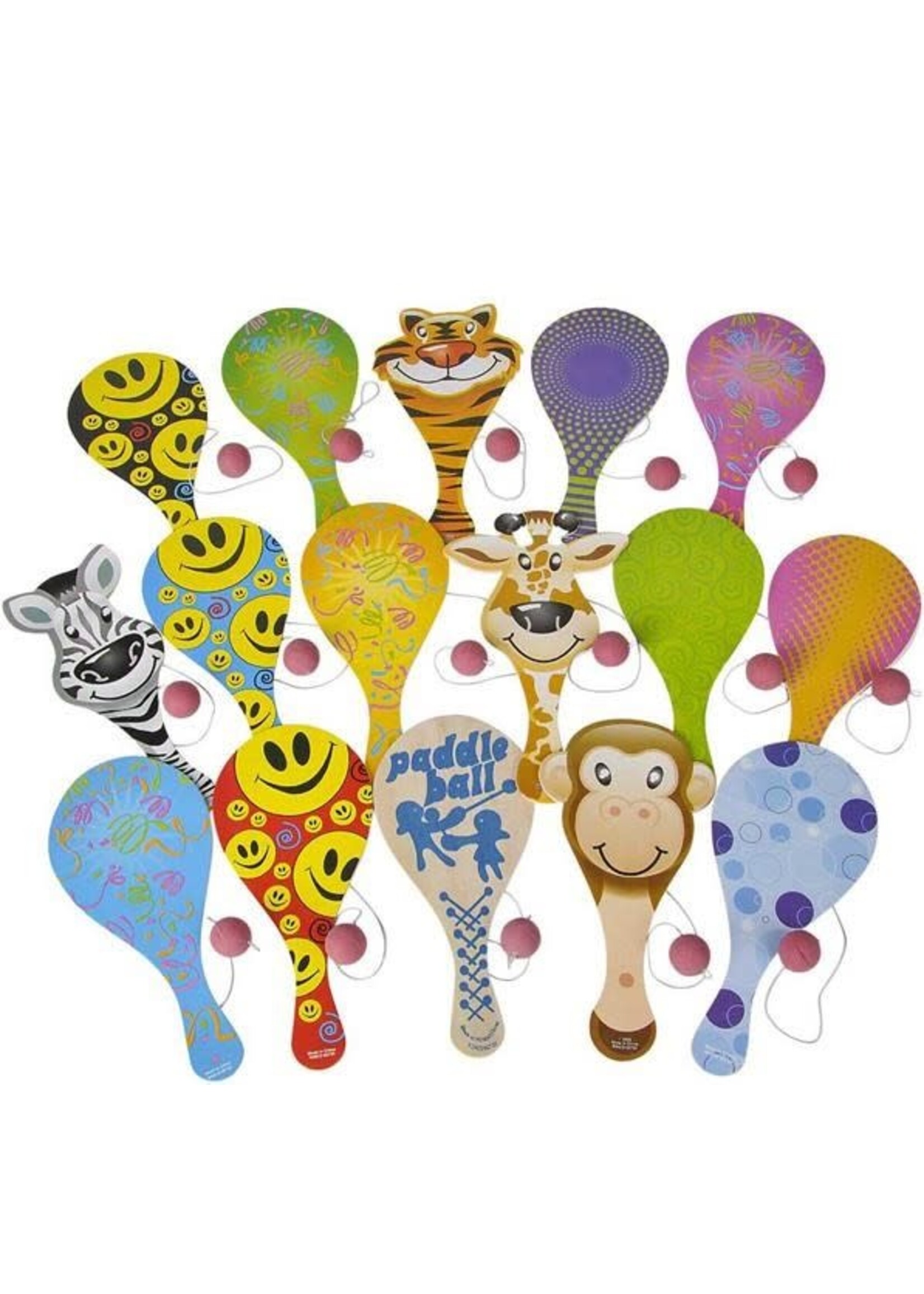 9" PADDLE BALL ASSORTMENT