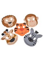 7.5" FOAM ZOO ANIMAL MASKS