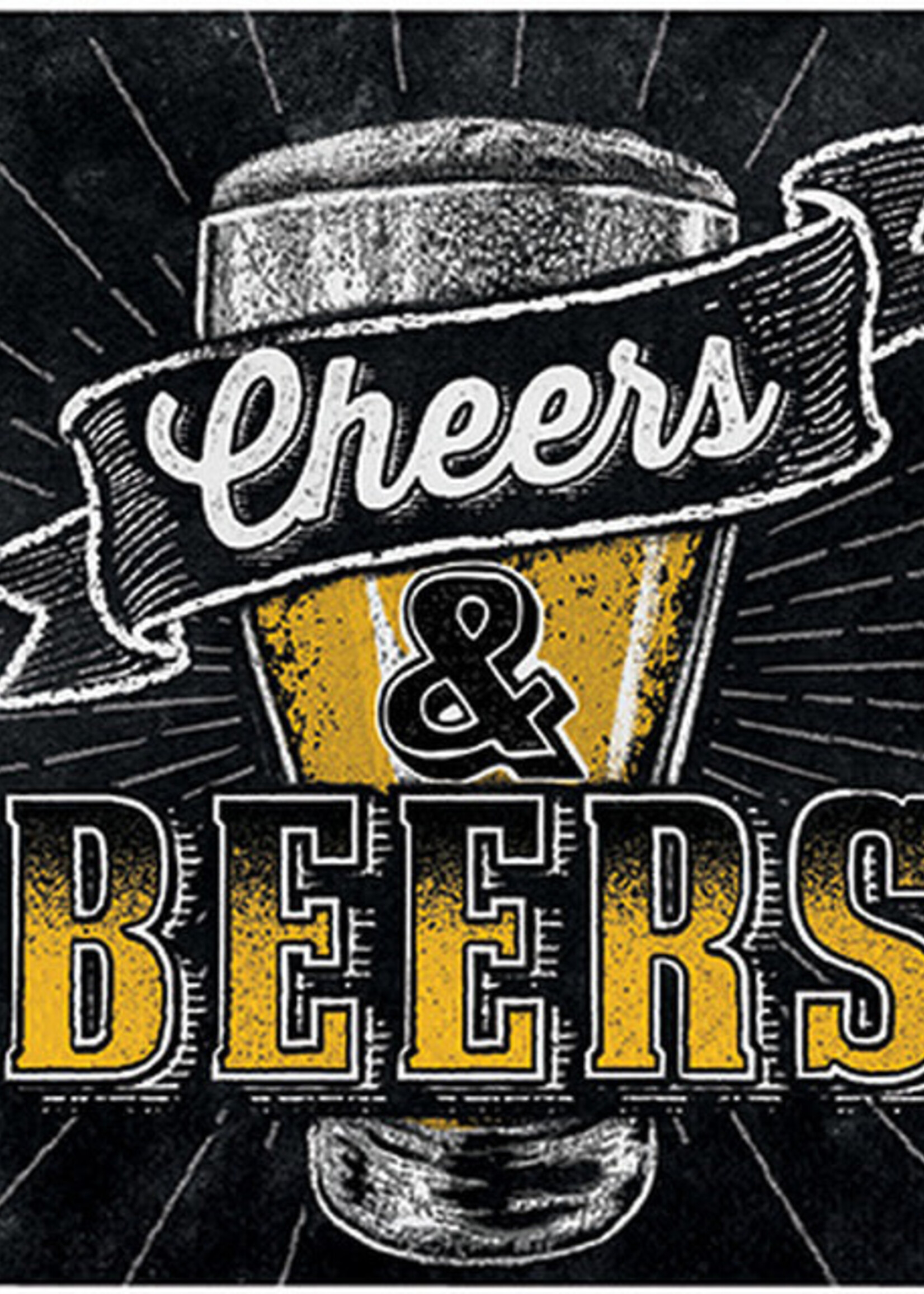 BEVERAGE NAPKIN 16CT CHEERS & BEERS