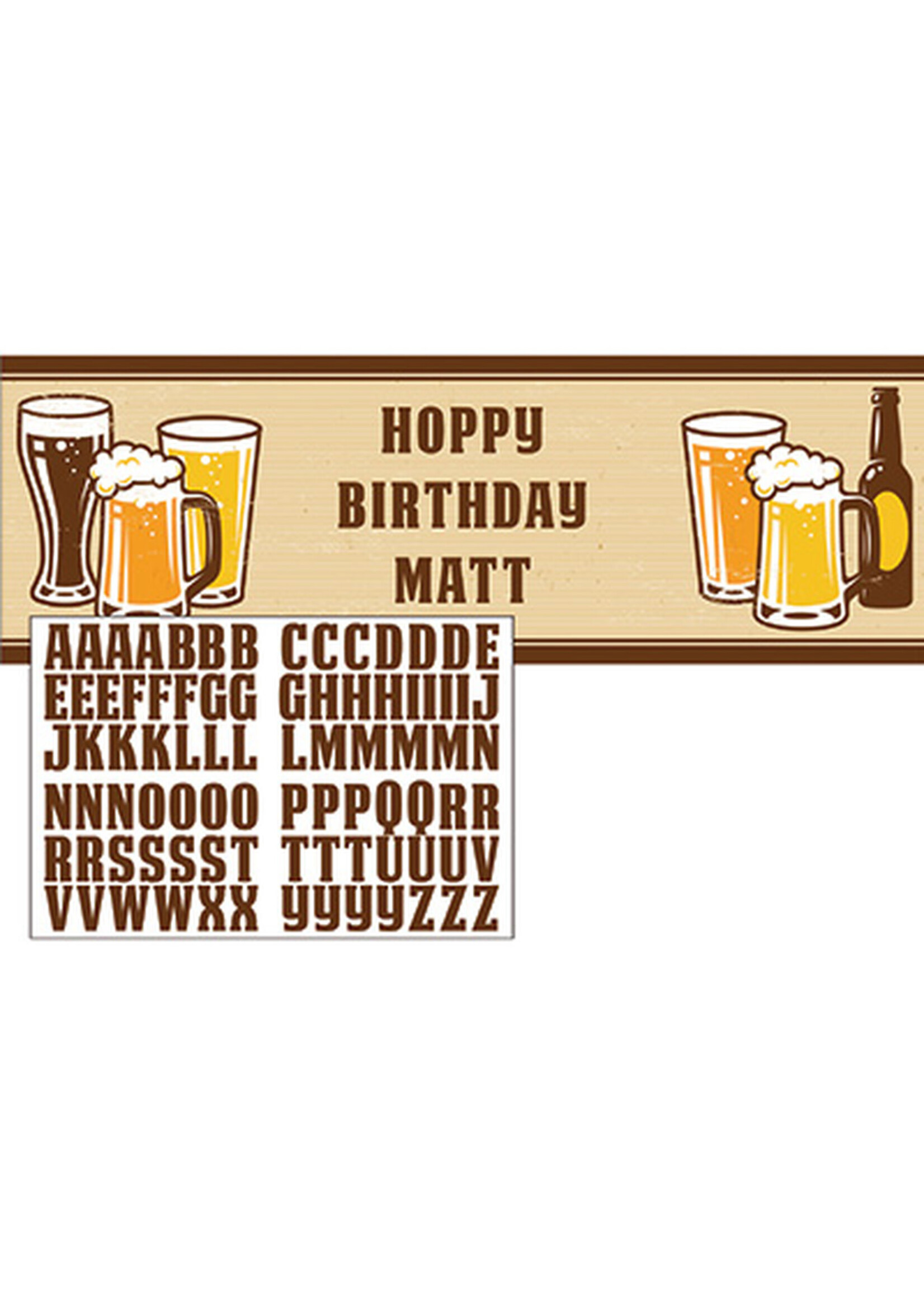 Banner 1 W/STCK CHEERS & BEERS