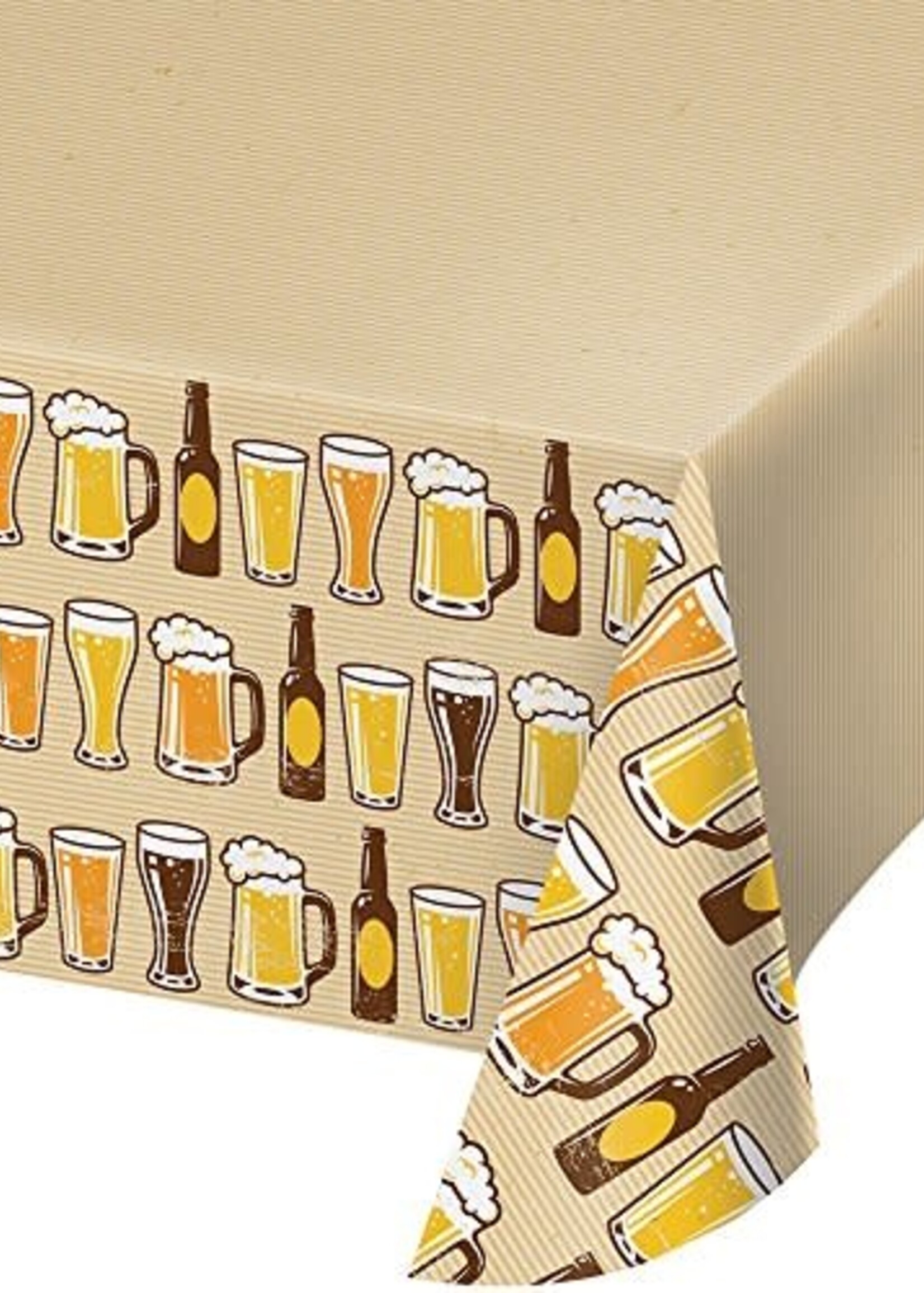 Table cloth 1CT 54X102 CHEERS & BEERS
