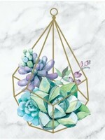 NAPKIN 16CT GEOMETRIC SUCCULENTS