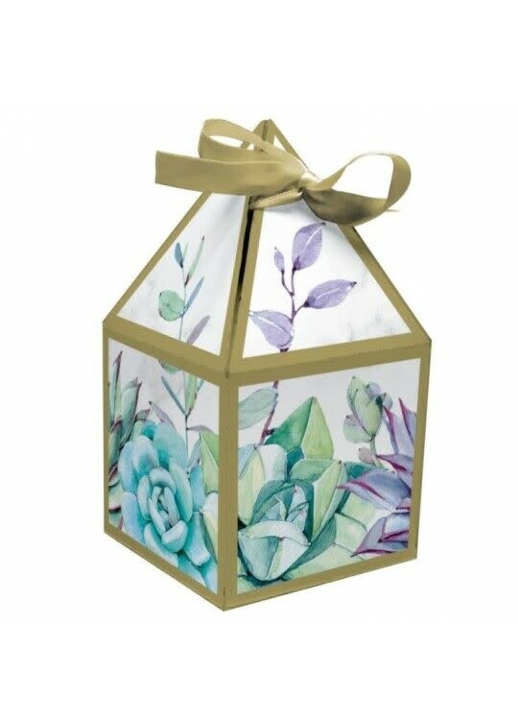 FAVOR BOX 8CT GEOMETRIC SUCCULENTS