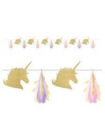 TISSUE GARLND KIT 1CT 8' UNICORN SPARKLE