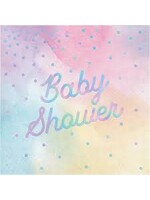 Lunch Napkin 16CT 3P BABY SHOWER IRIDESCENT
