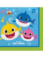 BABY SHARK 16  Beverage Napkins