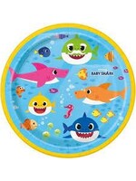 BABY SHARK 8  7" Plates