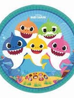 BABY SHARK 8  9" Plates