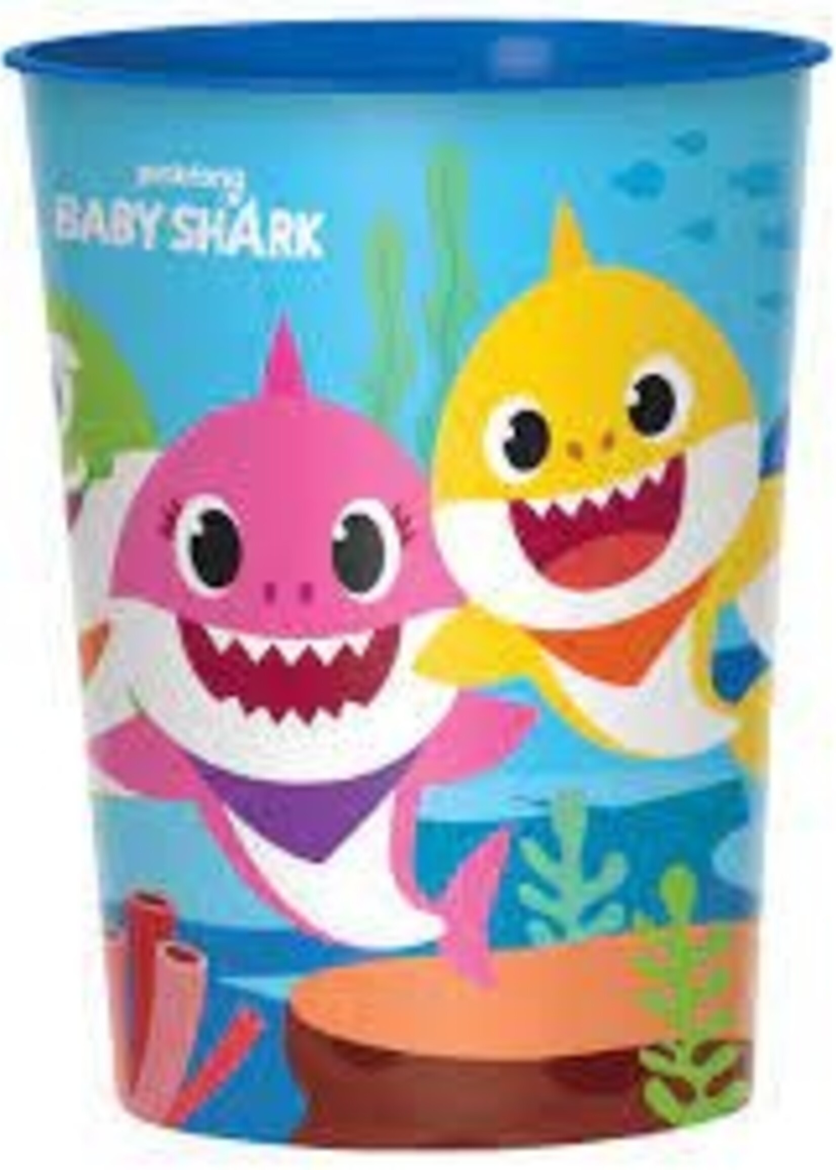 BABY SHARK 1  16 oz. Plastic Cup
