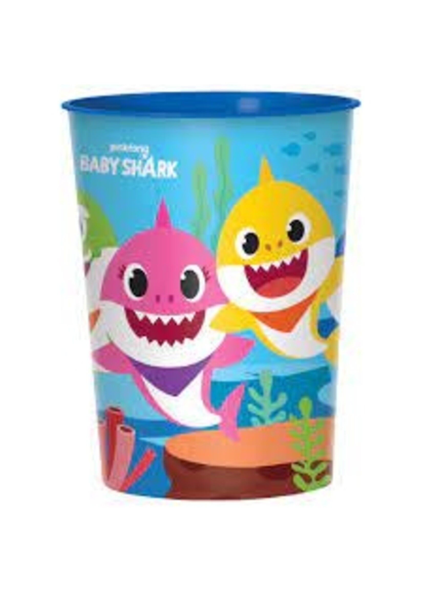 BABY SHARK 1  16 oz. Plastic Cup
