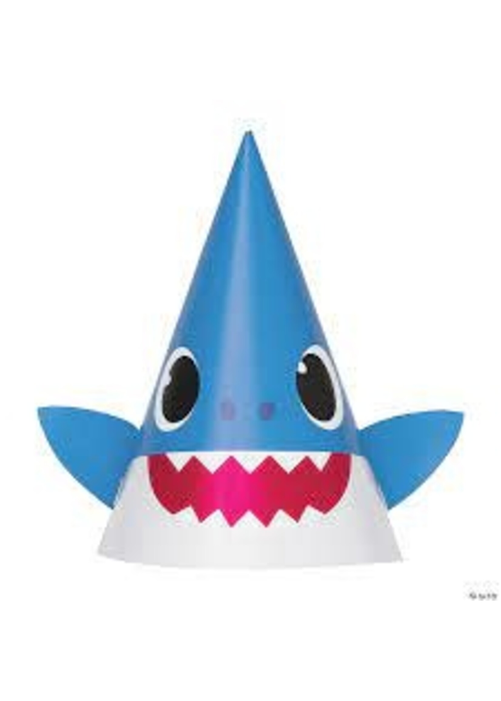 BABY SHARK 8  Party Hats