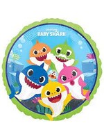 BABY SHARK 1  18" Foil Balloon Bulk