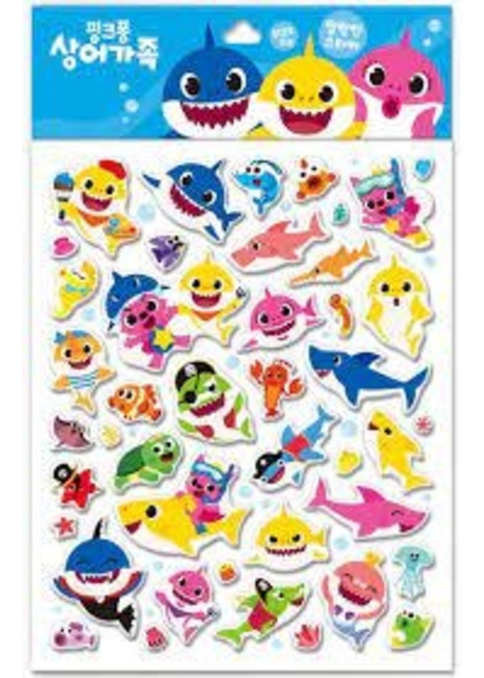 BABY SHARK 4  Sticker Sheets/Favors
