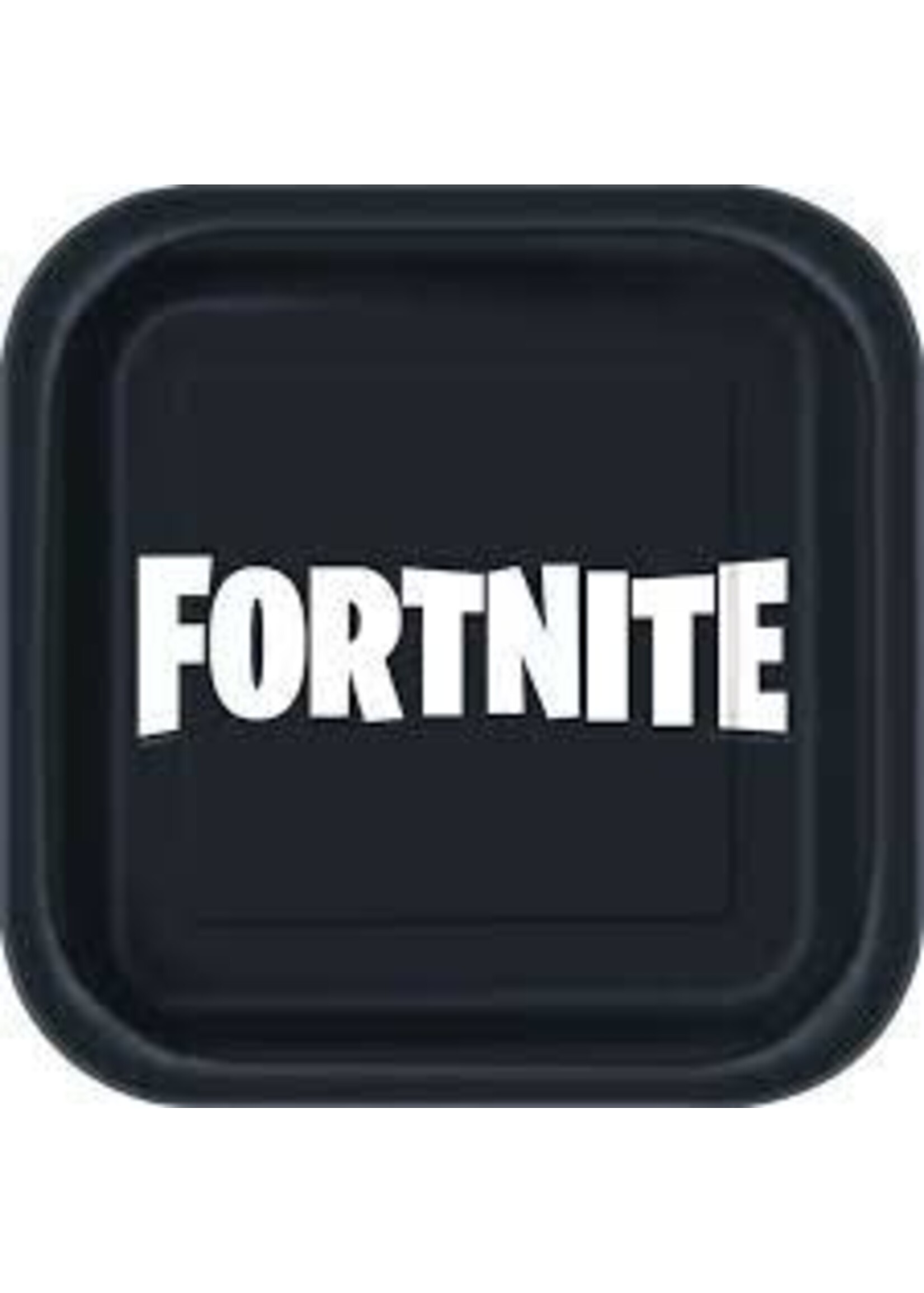 FORTNITE 8ct  9" Square Plates 