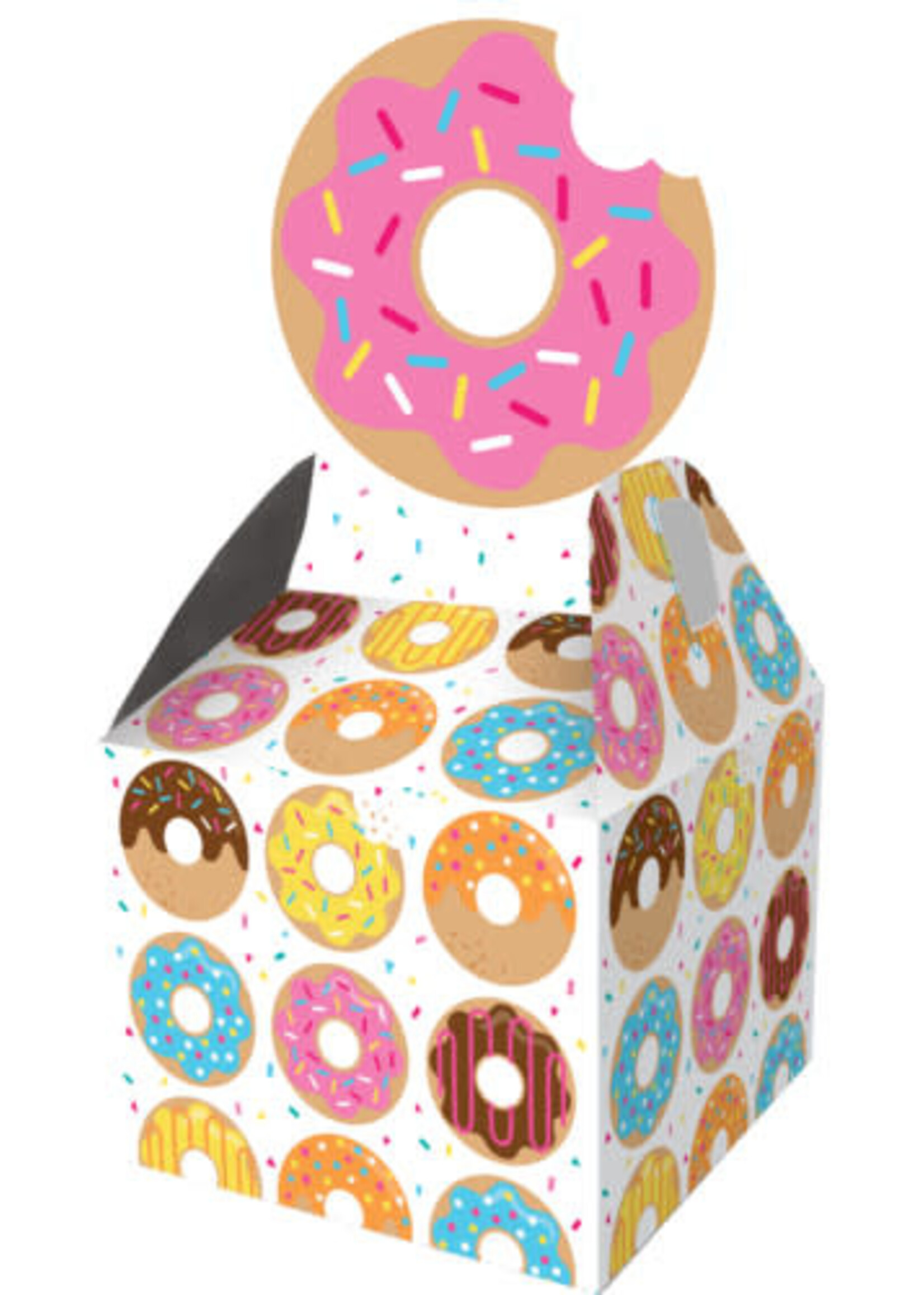 FAVOR BOX  8CT DONUT TIME